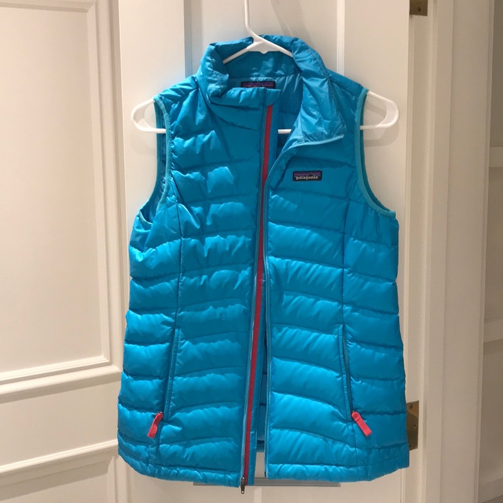 BLUE PATAGONIA PUFFER VEST